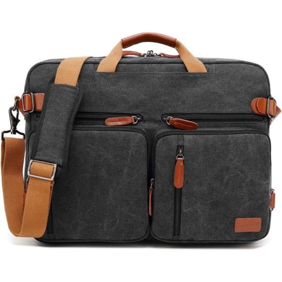 Convertible Backpack Messenger Shoulder bag Laptop Case Handbag
